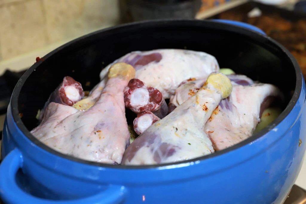 חמין אווז ופריקי