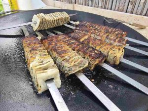 קבב מרובע על הפלנצה